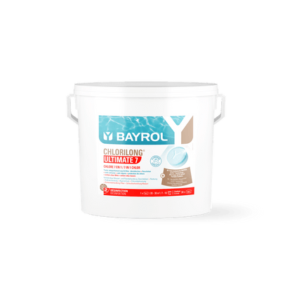 BAYROL Chlorilong® ULTIMATE7 tweefasige chloortabletten met 7 functies