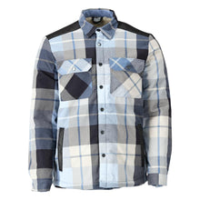 Overhemd, geruit, voering van vezelbont, thermoshirt