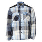 Overhemd, geruit, voering van vezelbont, thermoshirt