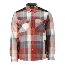 Overhemd, geruit, voering van vezelbont, thermoshirt