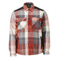 Overhemd, geruit, voering van vezelbont, thermoshirt
