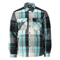 Overhemd, geruit, voering van vezelbont, thermoshirt