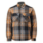 Overhemd, geruit, voering van vezelbont, thermoshirt