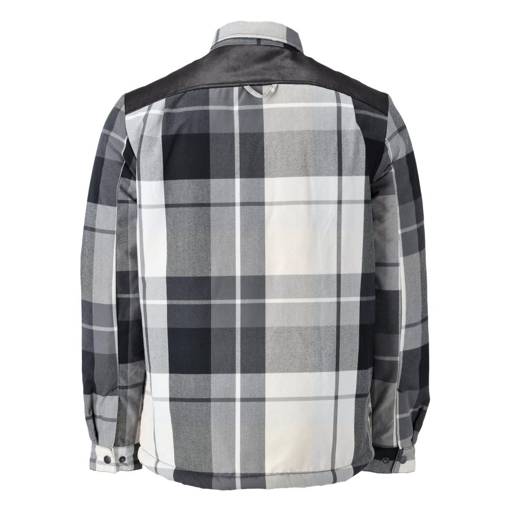 Overhemd, geruit, voering van vezelbont, thermoshirt
