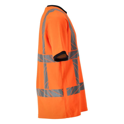 T-shirt, modern fit t-shirt, signalisatie oranje