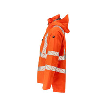 Hardshelljack met lichte voering, fluo oranje