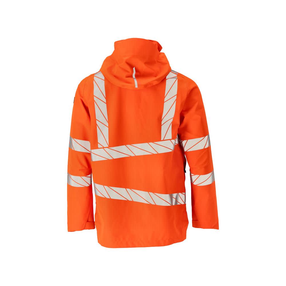 Hardshelljack met lichte voering, fluo oranje