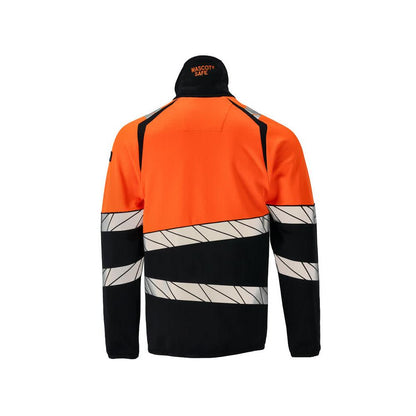 Fleece trui met microfleece jack met ritssluiting