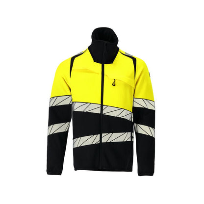 Fleece trui met microfleece jack met ritssluiting