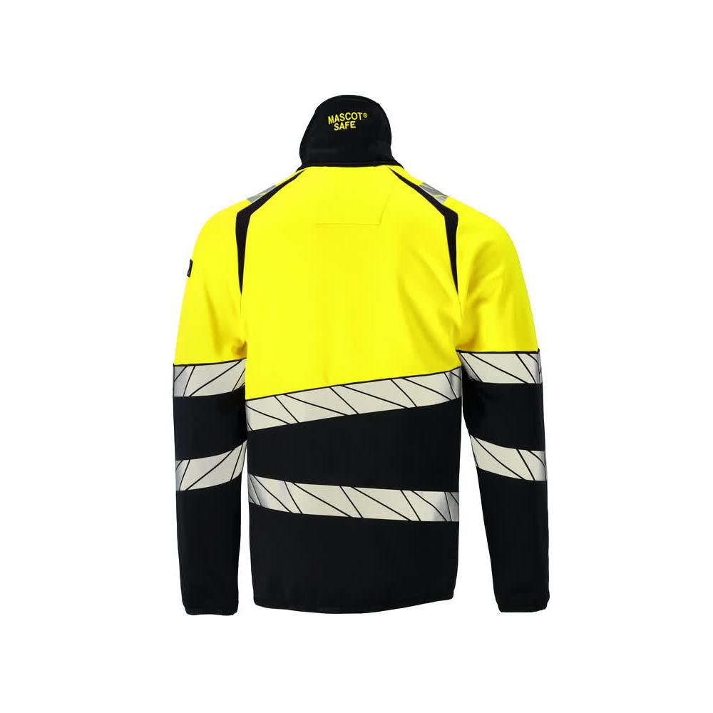 Fleece trui met microfleece jack met ritssluiting