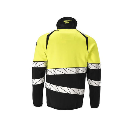 Fleece trui met microfleece jack met ritssluiting