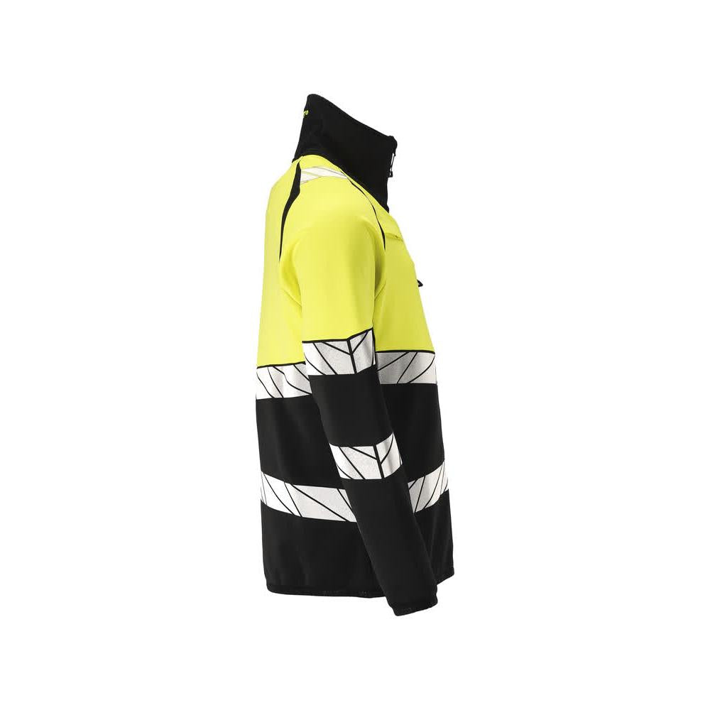 Fleece trui met microfleece jack met ritssluiting