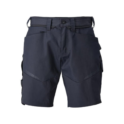 Shorts, lichtgewicht shorts, zwart-blauw