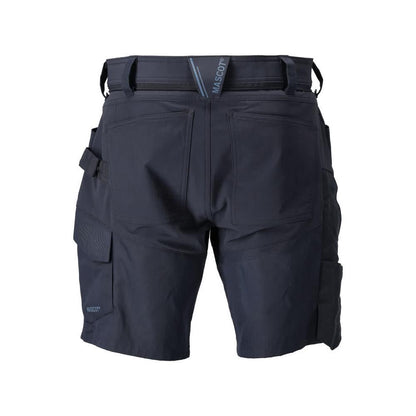Shorts, lichtgewicht shorts, zwart-blauw
