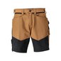 Shorts, lichtgewicht shorts, notenbruin/zwart