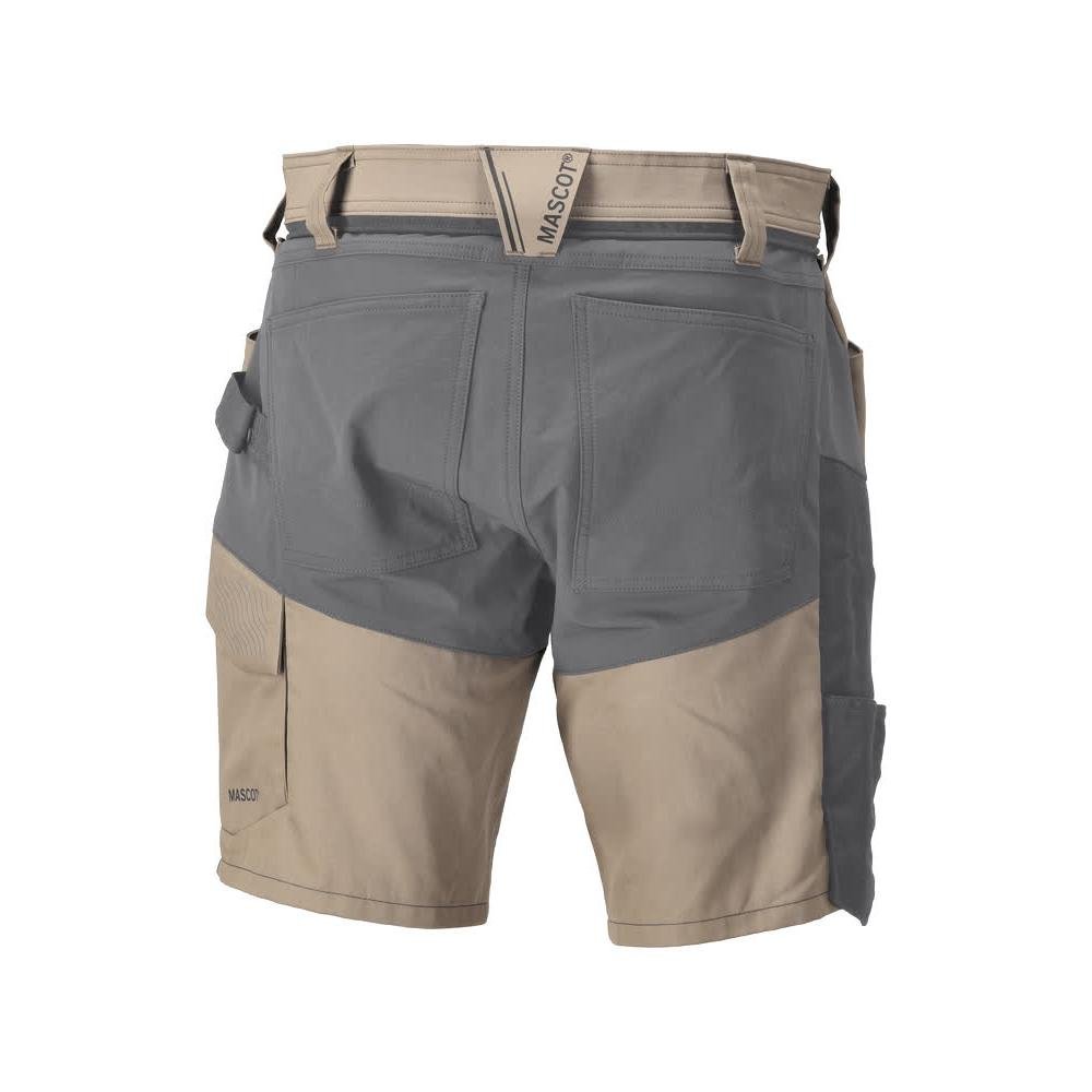 Shorts, lichtgewicht shorts, donker zandbeige/antracietgrijs