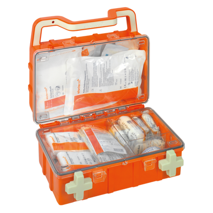 EHBO-doos oranje DYNAMIC-GLOW S standaard DIN 13157 | Koffer (1 stuk)