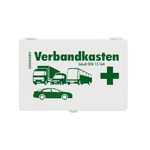 Eerstehulpdoos voor in de auto, model ST, wit, met standaardinhoud volgens DIN 13164