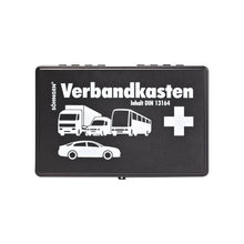 Auto-EHBO-koffer KU, zwart, met standaardinhoud volgens DIN 13164