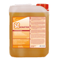 Een 5-liter jerrycan van de Dr. Schnell SC SCHATTEN Graffitiverwijderaar van DR.SCHNELL GmbH & Co. KGaA, een effectieve verwijderaar voor graffiti-schaduwen, met productinformatie en meertalige handleiding op het etiket.