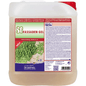 Een 5-liter verpakking Dr. Schnell SC FASSADEN GEL Anti-Graffiti-Systeem van DR.SCHNELL GmbH & Co. KGaA, in een doorzichtige container met rode en paarse etiketten en tweetalige productinformatie voor effectieve graffiti verwijdering.