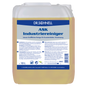Ein 10-Liter-Kunststoffbehälter von Dr. Schnell ASK INDUSTRIEREINIGER der DR.SCHNELL GmbH & Co. KGaA, ein professioneller Öl- und Fettreiniger für Kunstböden und Feinsteinzeug, mit Produktinformation und Anwendungshinweisen in deutscher Sprache auf dem Etikett.