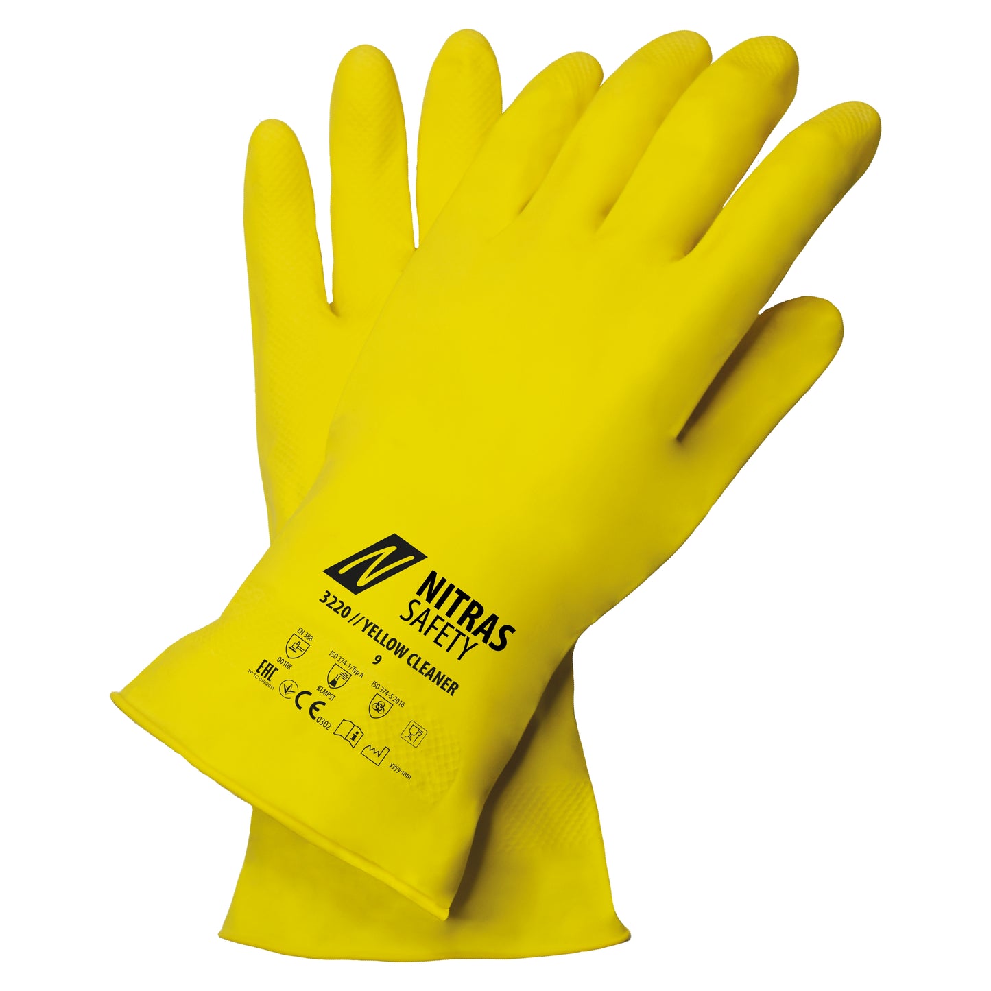 NITRAS YELLOW CLEANER, chemicaliënbestendige handschoenen, geel