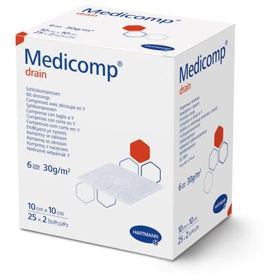 Medicomp dr st 7*5x7*5 S306f | Pak (50 stuks)