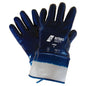 NITRAS nitrilhandschoenen, wit/blauw
