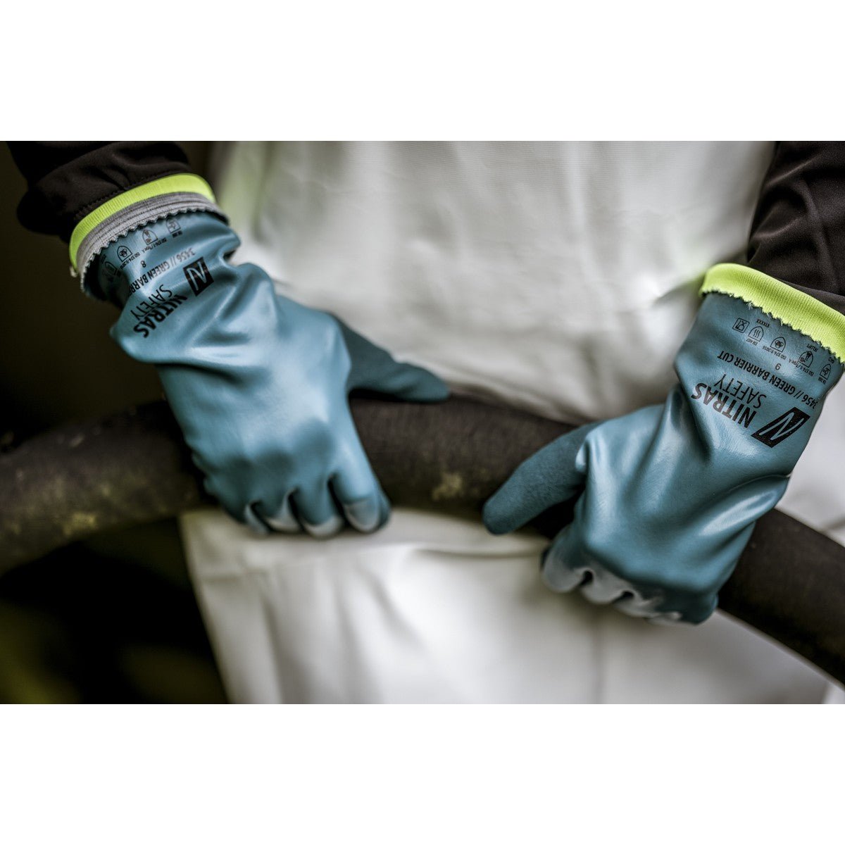 NITRAS GREEN BARRIER CUT, handschoenen voor chemische bescherming, benzine