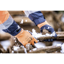 NITRAS SOFT GRIP W, winterhandschoenen, oranje/donkerblauw