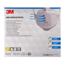 3M™ Aura™ Comfort Deeltjesmasker 9310+, FFP1, zonder ventiel, verpakking van 20 | Pak (20 stuks)