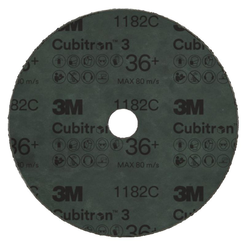 3M™ Cubitron™ 3 Fiberschijf 1182C, 36+ - Schuurmiddel voor metaal