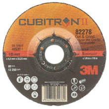 3M™ Cubitron™ II Cut & Grind-slijpschijf, T27, 125 mm x 4 mm x 22 mm, 36+ | Pak (10 stuks)