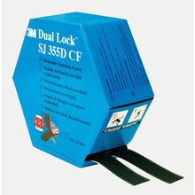 3M™ Dual Lock™ flexibele drukknoopsluiting SJ3550CF, MINI ref. 345184518, zwart, 25 mm x 5 m | Pak (1 stuk)