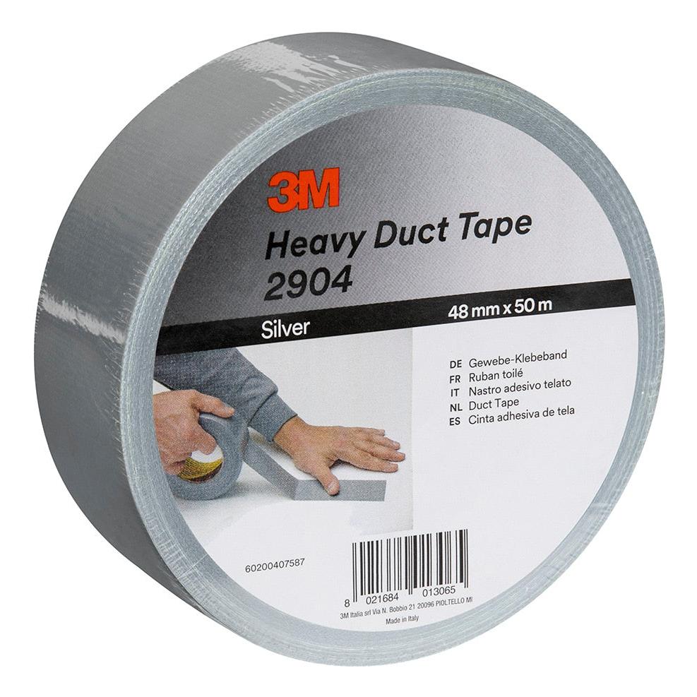 3M™ Heavy Duty textieltape 2904 - Zilver