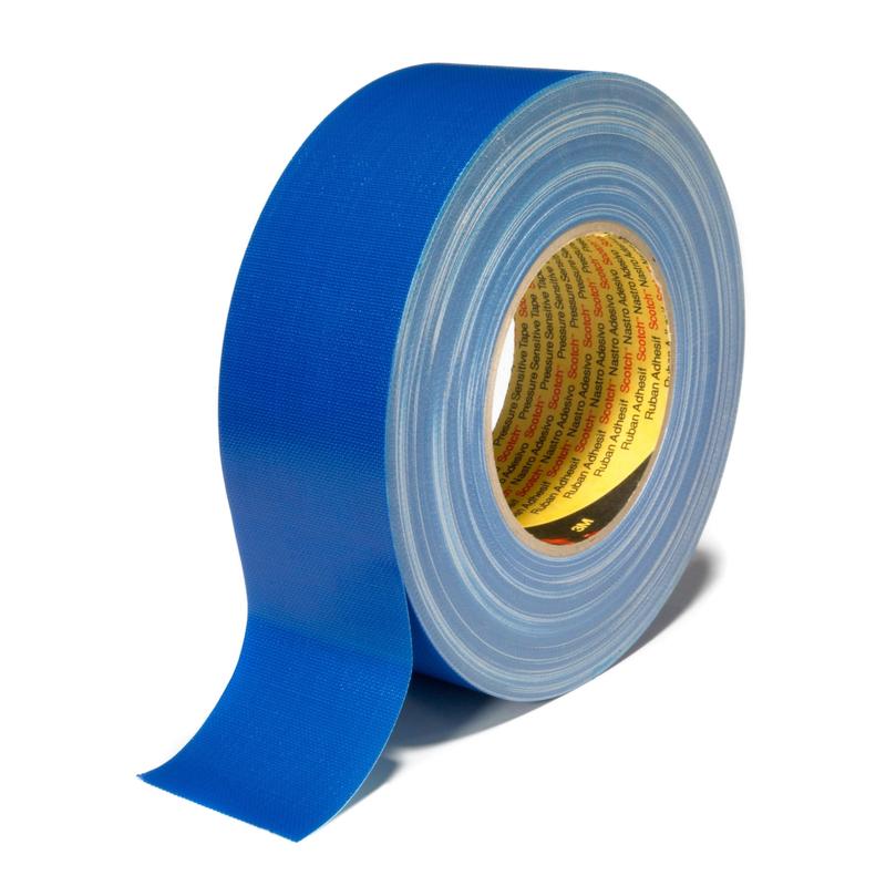 3M™ Textieltape 389, Blauw, 50 mm x 50 m, 0,26 mm | Pak (1 rol)