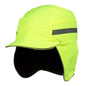 3M™ First Base™ 3 stootpet 2021209, Winter, Fluorescerend Hi-Vis, Geel, Korte klep, 55 mm | Pak (1 stuk)