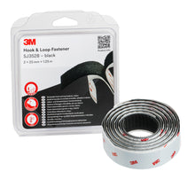 3M™ Klittenband SJ352B, Zwart, 25 mm x 1,25 m, 4,4 mm, Blister IPC | Pak (1 rol)