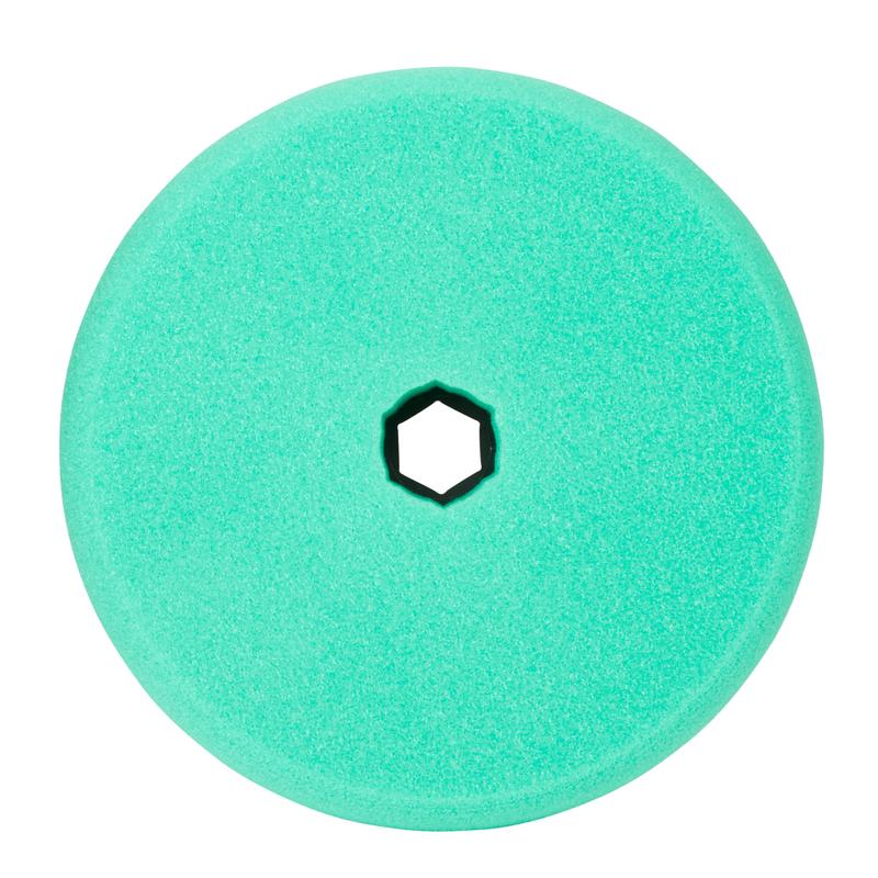 3M™ Perfect-It™ Polijstschuimpad Grof, Quick Connect-systeem, Groen, Plat, 150 mm, 50878 | Pak (1 stuk)