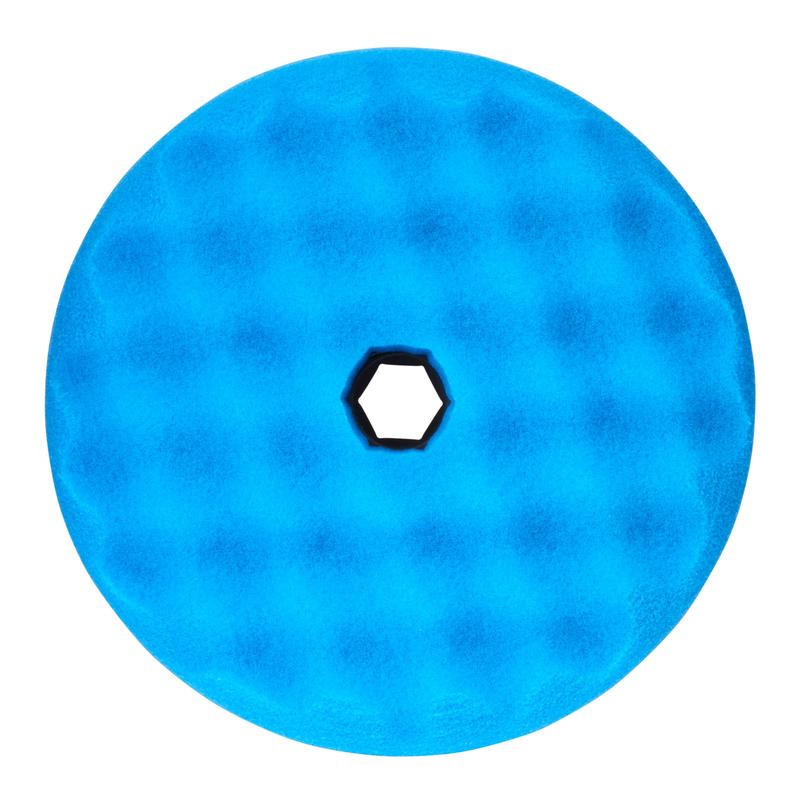 3M™ Perfect-It™ Ultrafina SE anti-hologram polijstschuim, Quick Connect, dubbelzijdig kuiltjes, blauw, 150 mm, 50880 | Pak (1 stuk)