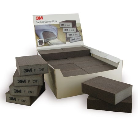 3M™ Schuursponsjes, 100 mm x 68 mm x 26 mm, CRS, vierzijdig | Pak (24 stuks)