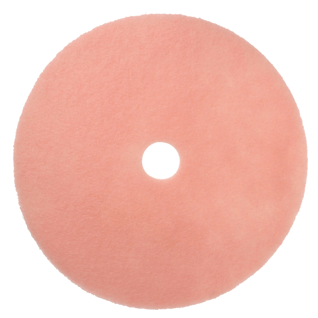 Scotch-Brite™ gumreinigings- en polijstpad, roze, 430 mm, 5 stuks per doos | Pak (1 stuk)