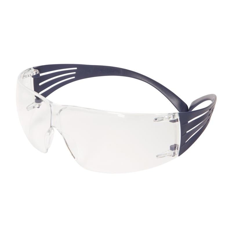 3M™ SecureFit™ 200 veiligheidsbril, blauwe poten, Scotchgard™ anticondens-/antikrascoating (K&N), heldere lens, SF201SGAF-BLU-EU | Pak (1 stuk)