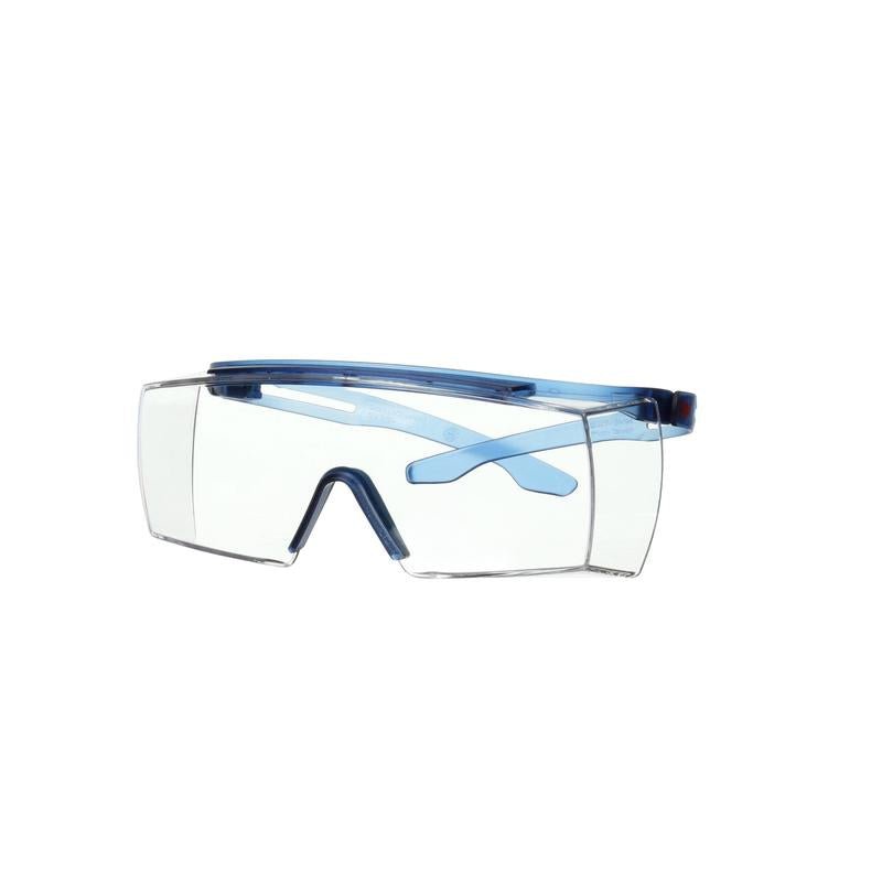 3M™ SecureFit™ 3700 overbril, blauwe poten, antikrascoating + (K), heldere lens, SF3701ASP-BLU-EU, 20 per verpakking | Pak (1 stuk)