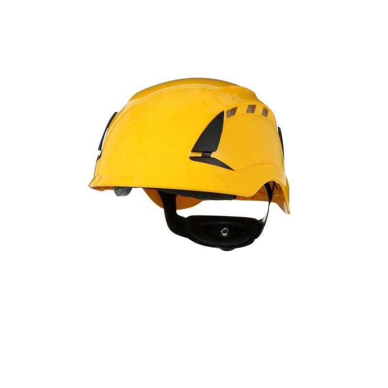 3M™ SecureFit™ Veiligheidshelm X5500, geventileerd, CE, geel, X5502V-CE | Pak (1 stuk)