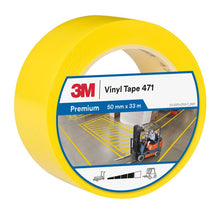 3M™ Zachte PVC-tape 471, geel, 50 mm x 33 m, 0,14 mm, afzonderlijk verpakt | Pak (1 rol)