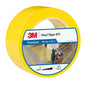 3M™ Zachte PVC-tape 471, geel, 50 mm x 33 m, 0,14 mm, afzonderlijk verpakt | Pak (1 rol)