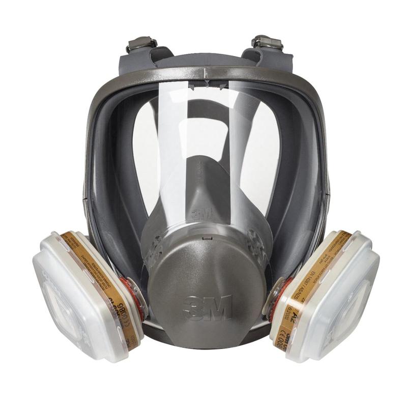 3M™ Herbruikbaar volgelaatsmasker, A2P3 R-filter, groot masker 50649 | Pak (1 stuk)