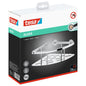 tesa ALUXX Eckablage Dusche, einstöckig, Aluminium, verchromt, Klebelösung